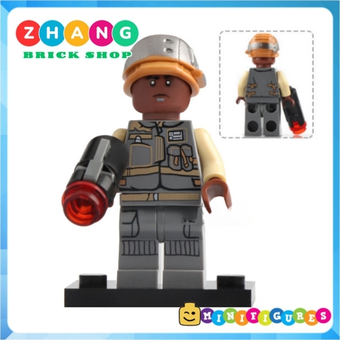 Xếp hình Star Wars Stormtrooper - Rebel Pilot - Flametrooper- Rebel Trooper Lego Minifigures Lele C041 048