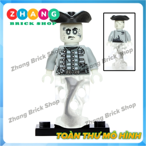Xếp hình Cướp biển vùng Caribe Jack Sparrow - Carina - Salazar - Henry Lego Minifigures Pogo PG8048