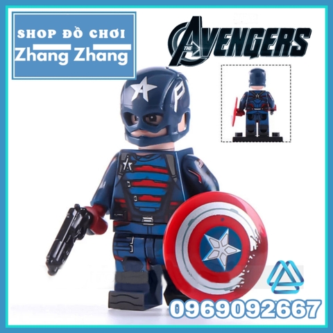 Xếp hình Bucky - Sam Wilson - Winter Soldier - Karli- Baron Zemo- Falcon - Captain America Lego Minifigures WM6117