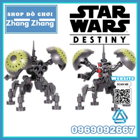 Xếp hình Star Wars robot chiến đấu cỗ máy Buzz Droid Lego Minifigures Koruit XP352