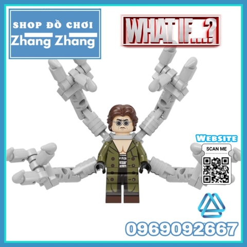 Đồ chơi xếp hình What if Shang Chi - Dr Octopus - Iron Man - Spider Man - Star Lord - Dr Strange Minifigures Kopf KF6145