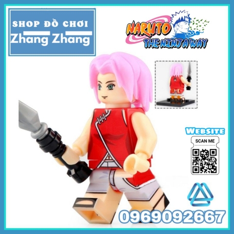 Xếp hình Naruto Boruto Mitsuki Gaara Minato Hashirama Tobirama Sakula Pain Lego Minifigures Kopf Kf6112