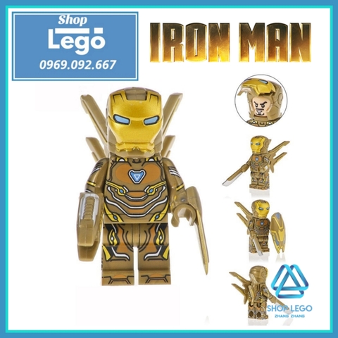Xếp hình tuyển tập Ironman các mẫu đẹp nhất Lego Minifigures Kopf KF6093