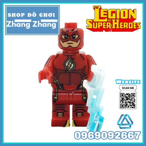 Xếp hình The Flash Atom Lightning Arkham Knight Bane Cosmic Boy DC Comics Lego Minifigures Xinh X0119