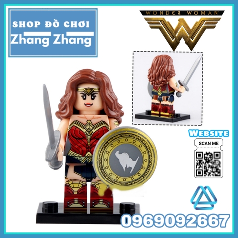 Xếp hình Nữ thần chiến Wonder Woman 1984 Cheetah Diana Steve Trevor Barbara Minerva Maxwell Lord Lego Minifigures WM6100