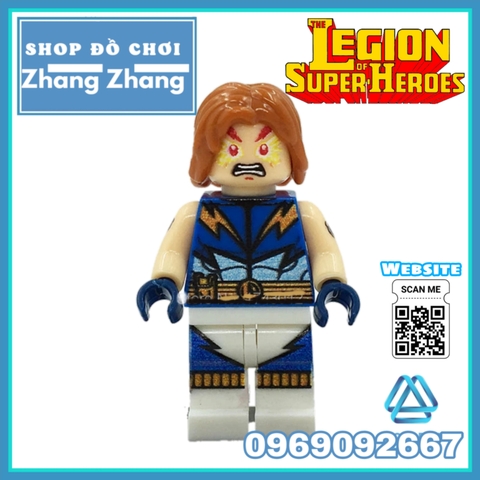 Xếp hình The Flash Atom Lightning Arkham Knight Bane Cosmic Boy DC Comics Lego Minifigures Xinh X0119