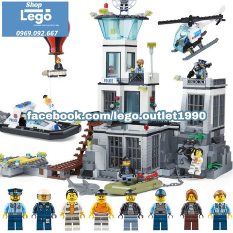 Xếp hình Lepin Cities 02006 thành phố cảnh sát