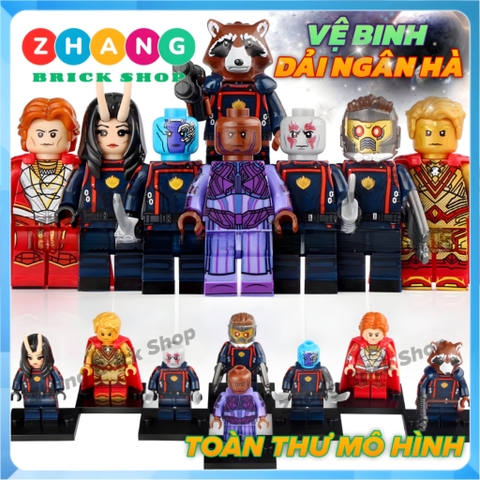 Đồ chơi xếp hình Star Lord Mantis Drax Rocket Raccoon Adam Warlock Starfox High Evolutionary Minifigures Xinh G0114