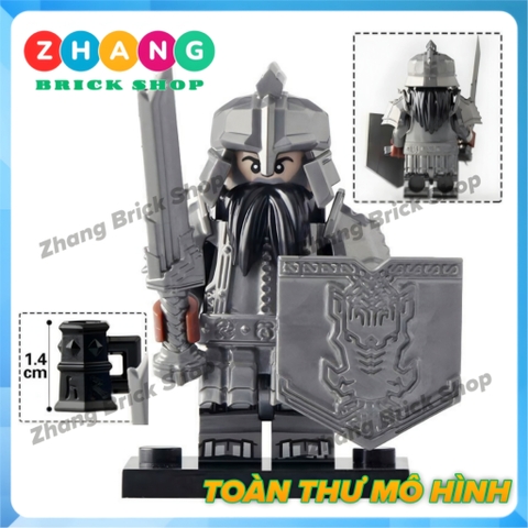 Xếp hình Lord of the Rings Dwarves Warriors Tộc chiến binh người lùn Hobbit Lego Minifigures

Koruit KT1040