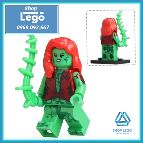 Đồ chơi Xếp hình Batgirl - Bane - Riddler - Scarecrow - Joker - Penguin - Redhood - Poison Ivy Lego Minifigures Xinh X0227
