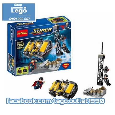 Xếp hình Super Man: Man of Steel