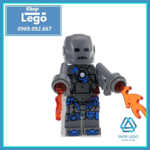 Xếp hình Người sắt Iron Man Mark I do Tony Stark điều khiển Lego Minifigures Kopf KF356