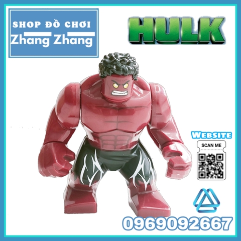 Xếp hình Red Hulk Big Figures Lego Minifigures POGO PG857 PG8262