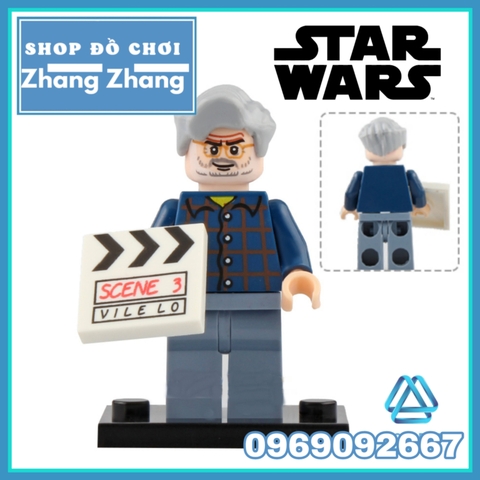 Xếp hình Star Wars Sith Trooper - Han Solo - Luke Skywalker- Snoke- George Lucas Lego Minifigures WM6039