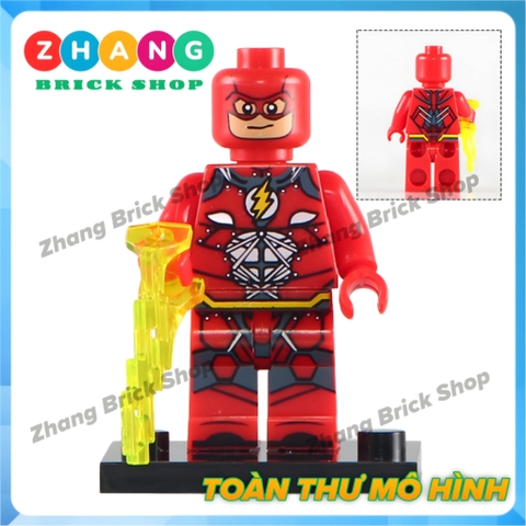 Xếp hình Flash & Shazam Green Lantern Fire Storm - Black Adam - Lobo - Scarecrow DC Comics Lego Minifigures Xinh X0153