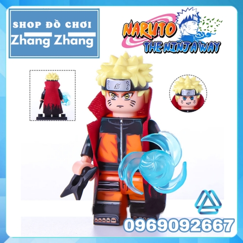 Xếp hình Uchiha Obito - Uzumaki Naruto - Uchiha Sasuke - Hatake Kakashi Sasori Hidan KakuzuPein Lego Minifigures WM6105