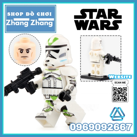 Xếp hình Star Wars Stormtrooper - Captain Phasma - Clone Trooper - Darth Vader Lego Minifigures Koruit KT1035