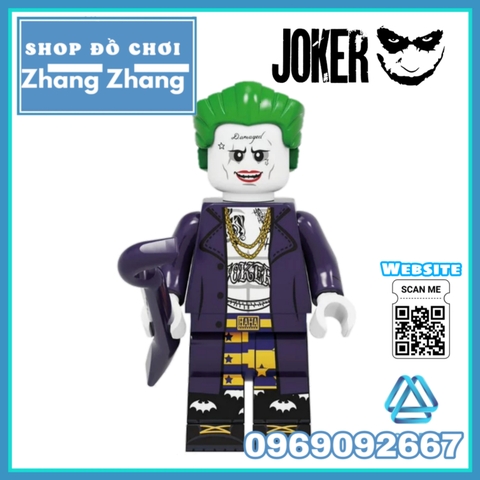 Xếp hình Joker tuyển tập tội phạm Gotham Lego Minifigures Kopf KF6110