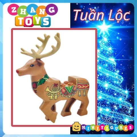 Đồ chơi xếp hình mô hình tuần lộc giáng sinh của ông già Noel Merry Christmas Minifigures Xinh XH1785