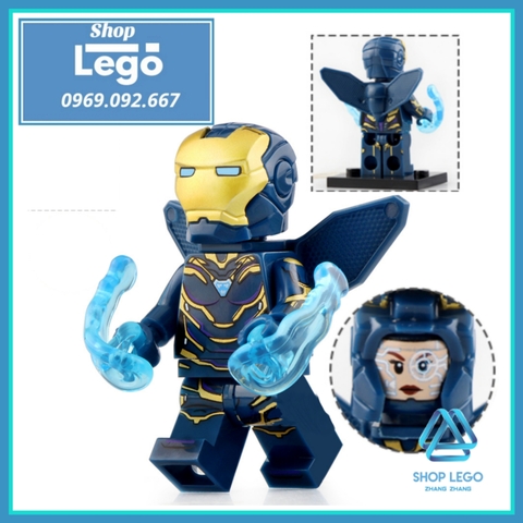 Xếp hình War Machine Ancient One Raytheon Black Widow Pepper Captain America Tony Stark Lego Minifigures Xinh X0261