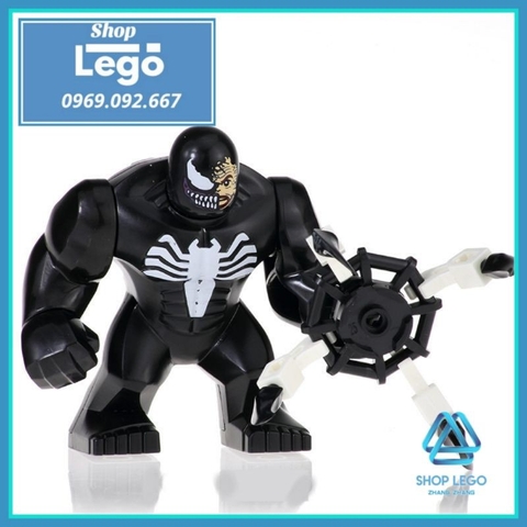 Xếp hình Venom đột biến trong Spider-man mới nhất 2021 Lego Minifigures Kopf KF646