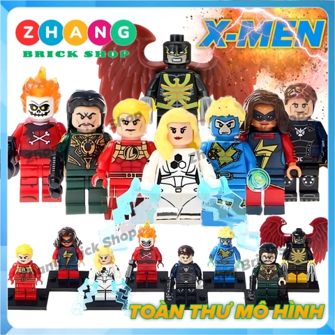 Xếp hình Fantastic Four Siêu anh hùng siêu rẻ siêu đẹp Lego Minifigures POGO PG8065