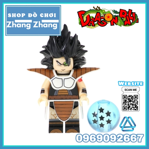 Xếp hình 7 viên ngọc rồng Dragon Ball Goku - Vegeta
- King Vegeta - Raditz
- Krillin Recoom Lego Minifigures Kopf KF6057