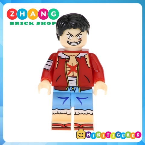 Xếp hình One Piece Portgas Sabo Shanks Roronoa Sanji Usopp Franky
Tony Chopper Crocodile Lego Minifigures Kopf KF6037