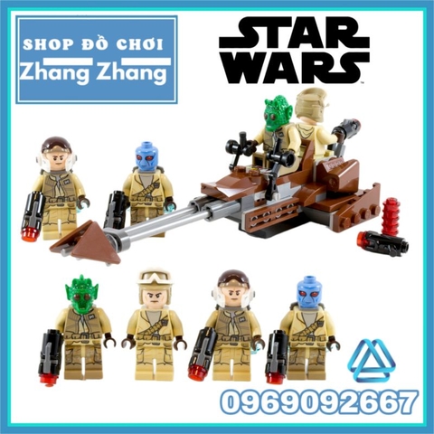 Đồ chơi xếp hình Star Wars Rebel Alliance Battle Pack Chiến tranh giữa các vì sao Minifigures K-010