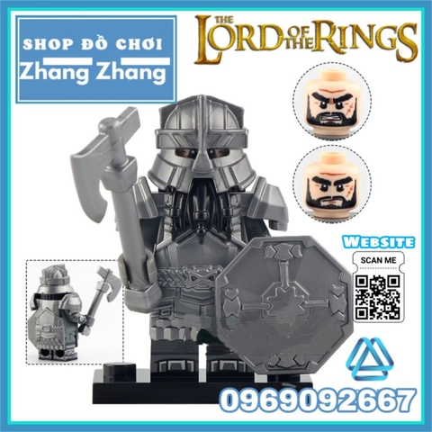 Đồ chơi xếp hình tộc chiến binh người lùn Mountain Dwarf trong The lord of the ring Minifigures Koruit KT1054