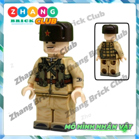Mô hình nhân vật chiến tranh triều tiên Chí nguyện quân Trung Hàn Mỹ JC013 016 JA015 018