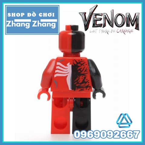 Đồ chơi xếp hình Venom x Carnage trong người nhện mô hình Minifigures WM315