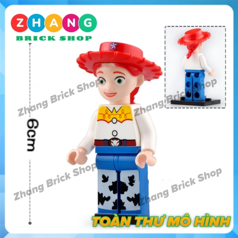 Xếp hình Toy Story : Câu chuyện đồ chơi Buzz Lightyear - Woody - Jessie Lego Minifigures POGO PG8222
