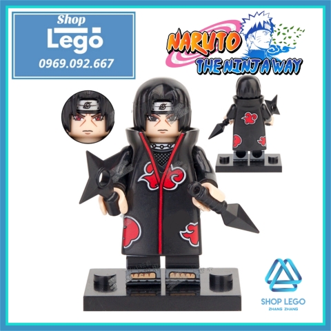 Xếp hình Naruto Uchiha Sasuke - Yahiko - Kisame Hoshigaki - Hidan - Uchiha Itachi Lego Minifigures KDL801