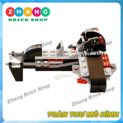 [119 hình] Xếp hình Star Wars phi thuyền vận chuyển Imperial Trooper Transport 4 lính Lego Minifigures K-002