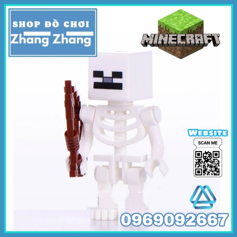 Xếp hình Mineblocks mô phỏng trò chơi Minecraft Lego Minifigures Xinh X0295