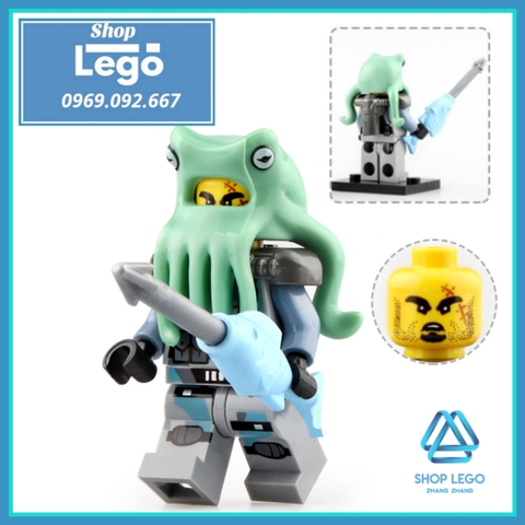 Xếp hình Ninjago đại chiến tộc Rắn và Lord Gamardo Lego Minifigures Lele A049 056