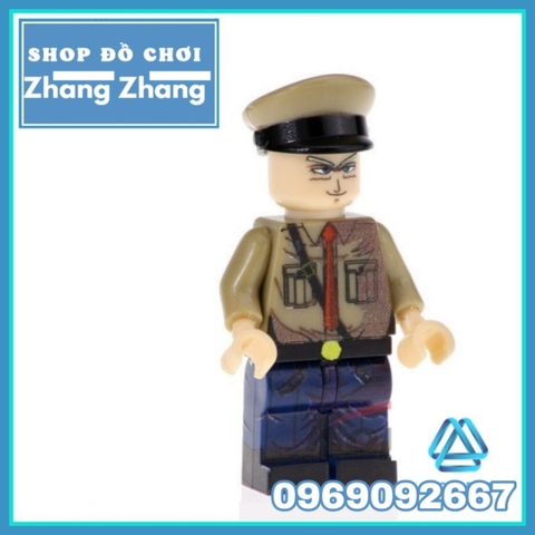 Xếp hình Dragon Ball Z General Blue trong 7 viên ngọc rồng Lego Minifigures Kopf KF2029 KF8033