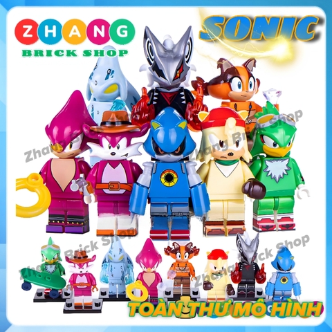 Xếp hình Sonic Jet - Metal Sonic - Sticks - Nack - Polar Bear - Chaos - Espio - Infinitto Lego Minifigures WM6088