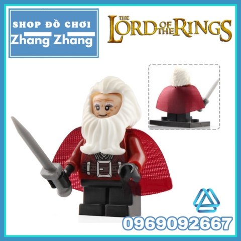 Xếp hình The Lord of the Rings Dwalin - Bifur - Bain - Balin - Thorin - Bilbo Baggins Lego Minifigures POGO PG8150