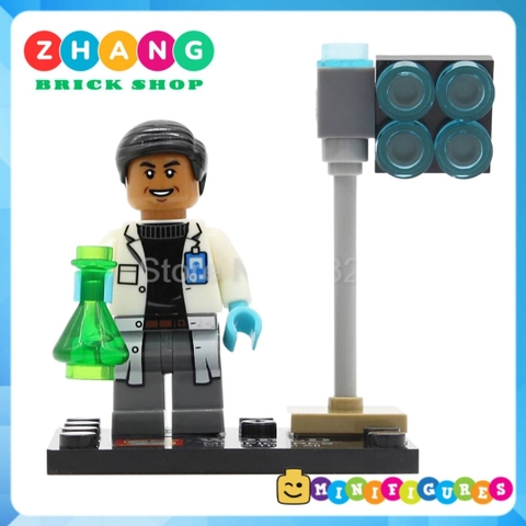 Xếp hình công viên kỷ Jura - Zach Mitchell Owen Grady Vic Hoskins Simon Masrani Gary Mitche Lego Minifigures SY280