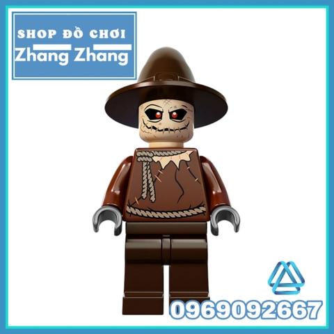 Xếp hình Batman Joker Harley Quinn Two Face Starfire Poison Ivy ScareCrow Lego Minifigures POGO PG8013