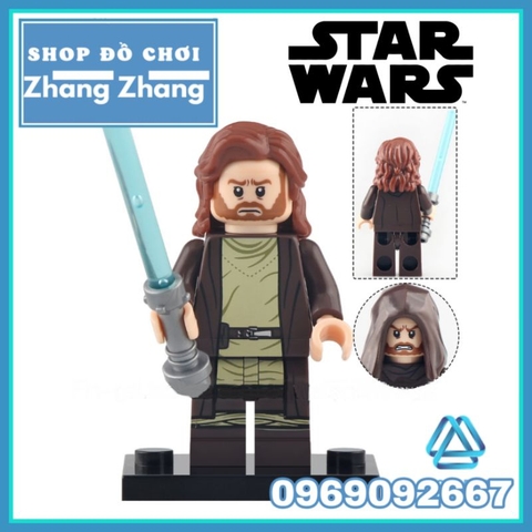 Đồ chơi xếp hình Star Wars Darth Maul Fifth Brother Reva Ben Kenobi Anakin Skywalker Vader Minifigures Koruit KT1059