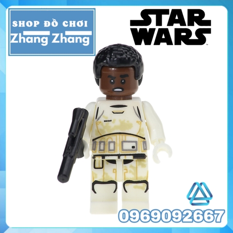 Xếp hình Star Wars Finn - Padawan - K-3PO - Yoda - Gungan - Malakili - Jedi - Leia Lego Minifigures Pogo PG8049