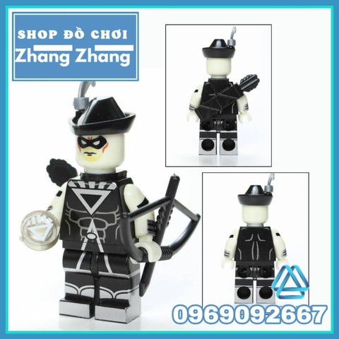 Xếp hình Superman Flash Deathstorm Aquaman DC Comics Martian Manhunter Black Lantern Lego Minifigures POGO PG8195