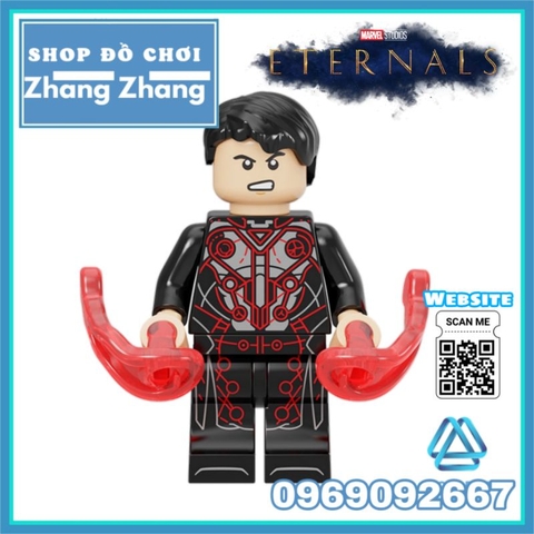 Đồ chơi xếp hình Eternals gồm Ikaris Thena Gilgamesh - Makkari Ajak Kingo - Sersi Phastos Druig Minifigures Kopf E0101