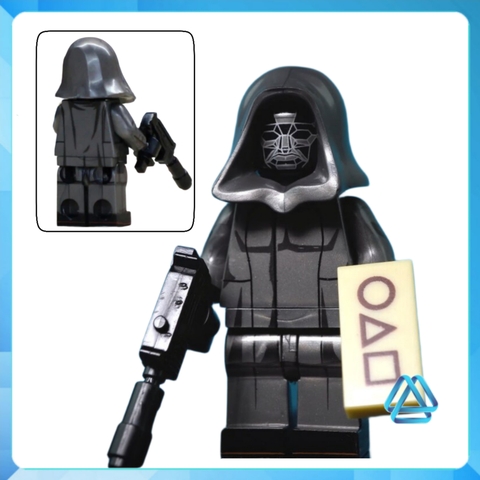 Xếp hình mô hình Trò chơi con mực Squid game gồm Oh Il Nam - Gi Hoon - Sae Byuk Lego Minifigures WM6131