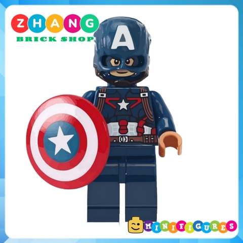 Xếp hình Falcon Overgirl Captain American AnimalMan Batman Ninja Robin Supergirl Lego Minifigures Xinh Koruit WM6033