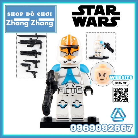 Đồ chơi xếp hình Star Wars gồm Ahsoka's Clone Trooper Minifigures Xinh X0303