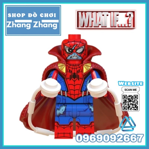 Đồ chơi xếp hình What if gồm Dr Strage Iron man - Thanos Deadpool - Thor Captain America - Spider man Minifigures WM6132